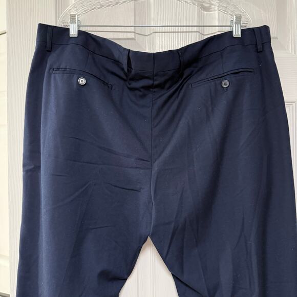 Alain Dupetit Men's Blue Navy Two Button 2 Piece Suit Set Size 50R/ 44W - Picture 9 of 10